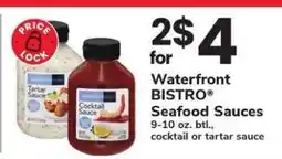 Safeway Waterfront BISTRO Seafood Sauces offer