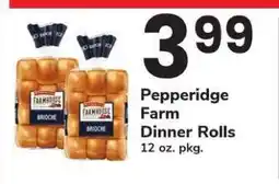 Safeway Pepperidge Farm Dinner Rolls offer