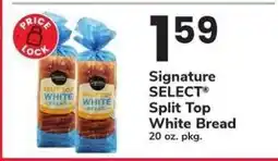 Safeway Signature SELECT Split Top White Bread offer