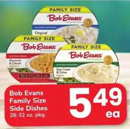 Safeway Bob Evans Family Size Side Dishes offer