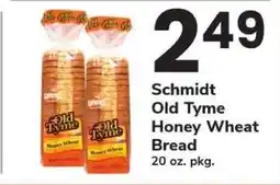 Safeway Schmidt Old Tyme Honey Wheat Bread offer