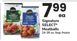 Safeway Signature Select Meatballs offer