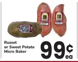 Safeway Russet or Sweet Potato Micro Baker offer