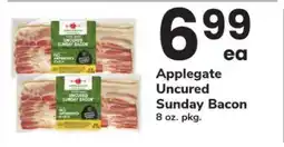 Safeway Applegate Uncured Sunday Bacon offer