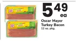 Safeway Oscar Mayer Turkey Bacon offer