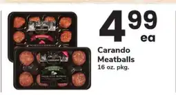 Safeway Carando Meatballs offer