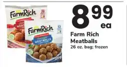 Safeway Farm Rich Meatballs offer