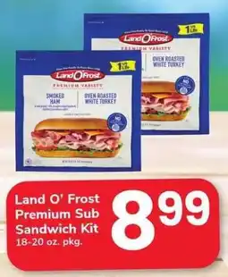 Safeway Land O’ Frost Premium Sub Sandwich Kit offer