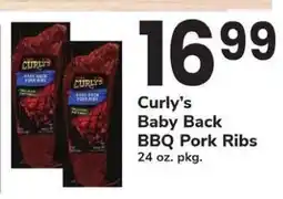 Safeway Curly’s Baby Back BBQ Pork Ribs offer