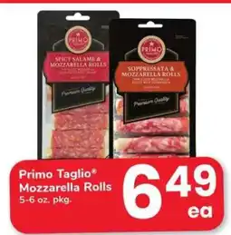Safeway Primo Taglio Mozzarella Rolls offer
