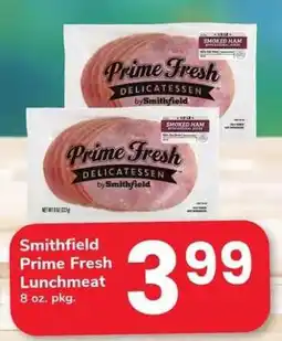Safeway Smithfield Prime Fresh Lunchmeat offer