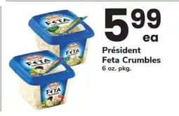 Safeway Président Feta Crumbles offer
