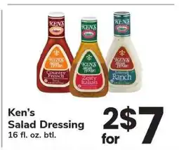 Safeway Ken's Salad Dressing offer