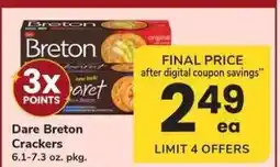 Safeway Dare Breton Crackers offer