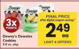 Safeway Dewey’s Dewzies Cookies offer