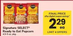 Safeway Signature SELECT Ready to Eat Popcorn offer