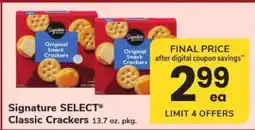 Safeway Signature SELECT Classic Crackers offer