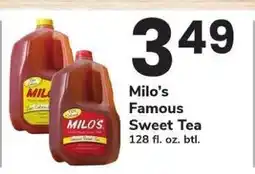 Safeway Milo's Famous Sweet Tea offer