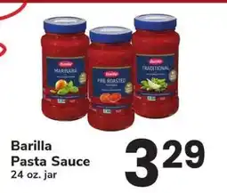 Safeway Barilla Pasta Sauce offer