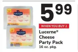 Safeway Lucerne Cheese Party Pack offer