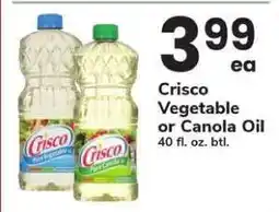 Safeway Crisco Vegetable or Canola Oil offer