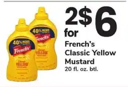 Safeway French's Classic Yellow Mustard offer