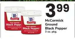 Safeway McCormick Ground Black Pepper offer