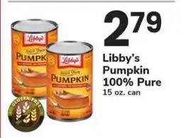 Safeway Libby's Pumpkin 100% Pure offer