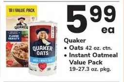 Safeway Quaker Oats offer