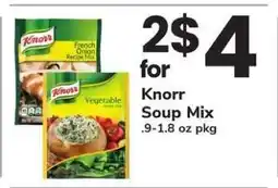 Safeway Knorr Soup Mix offer
