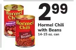 Safeway Hormel Chili With Beans offer