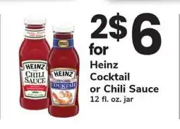 Safeway Heinz Cocktail or Chili Sauce offer