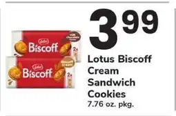 Safeway Lotus Biscoff Cream Sandwich Cookies offer
