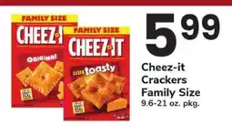 Safeway Cheez-It Crackers Family Size offer