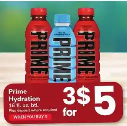 Safeway Prime Hydration offer