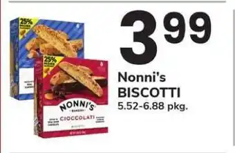 Safeway Nonni’s Biscotti offer