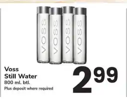 Safeway Voss Still Water offer