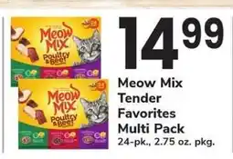 Safeway Meow Mix Tender Favorites Multi Pack offer