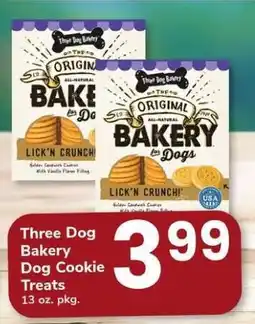 Safeway Three Dog Bakery Dog Cookie Treats offer