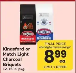 Safeway Kingsford or Match Light Charcoal Briquets offer