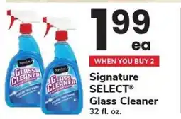 Safeway Signature Select Glass Cleaner offer
