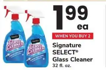 Safeway Signature Select Glass Cleaner offer