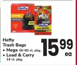 Safeway Hefty Trash Bags offer