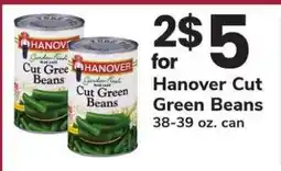 Safeway Hanover Cut Green Beans offer