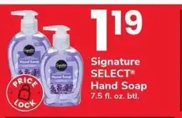 Safeway Signature SELECT Hand Soap offer