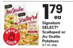 Safeway Signature Select Scalloped or Au Gratin Potatoes offer