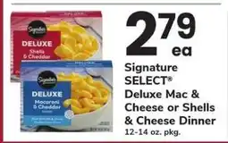 Safeway Signature SELECT Deluxe Mac & Cheese or Shells & Cheese Dinner offer