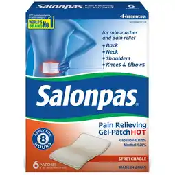 Walgreens Capsaicin Pain Relieving Gel Patches offer