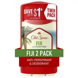 Walgreens Men's Antiperspirant and Deodorant, 24/7 Sweat Protection Fiji with Palm Tree + Coconut offer