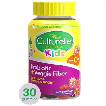 Walgreens Kids Daily Probiotic + Veggie Fiber Gummies Berry Blast offer